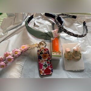 Bundle Green and Pink Knotted Headband - Women Accessories